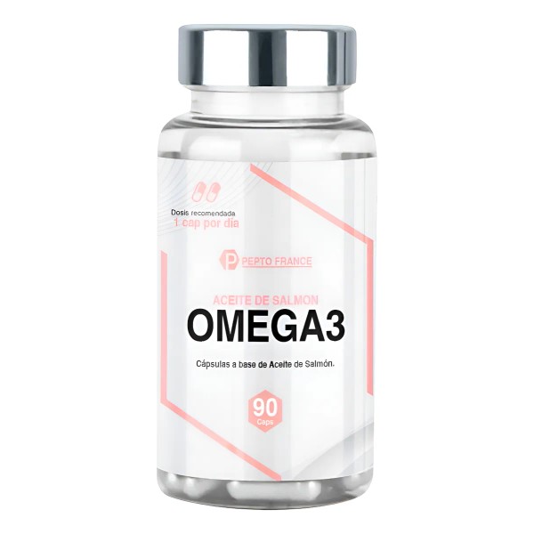 Omega 3 De Salmón 90 Cápsulas Aceite De Salmon Peptofrance