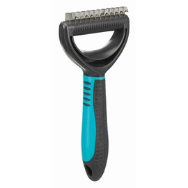 TRIXIE Pet Dematting Comb, for Cats and Dogs, Detangle and Thin, 3" x 7" (7x18cm)