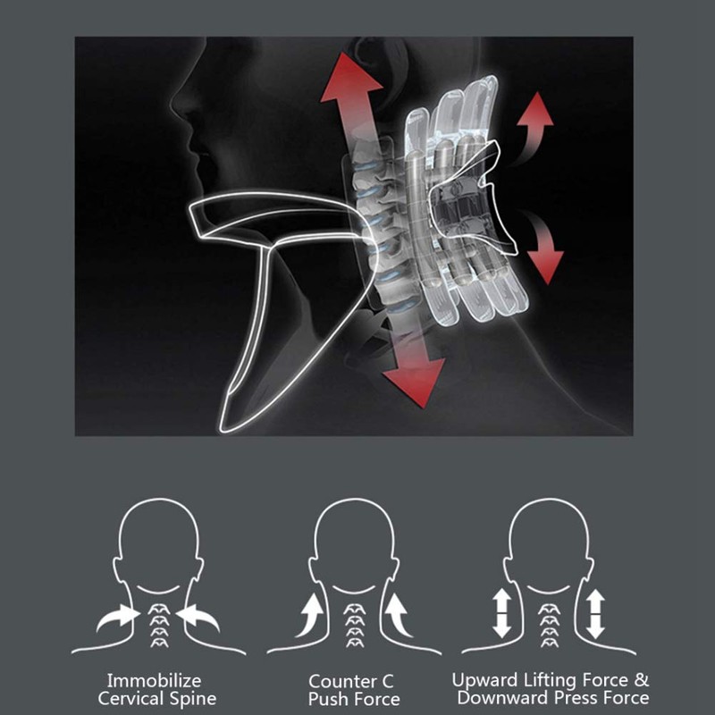 Adjustable Cervical Traction Device Neck Pain Relive Collar Neck Care