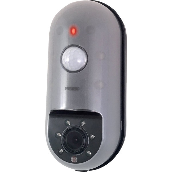 Revex SD-DM1 Security Camera, Realistic Sensor Dummy Camera, LED Lights Up When People Approach
