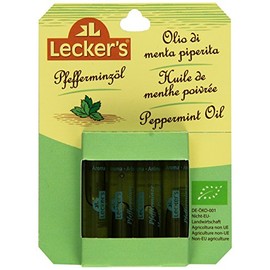 Lecker's Organic Peppermint (Natural Peppermint Flavour) 4 x (4 x 2 ml)