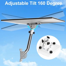 Starlink Gen 3 Wall Mount Kit - Adjustable 160° Tilt & 360° Rotation Satellite Dish Mounting Kit for Starlink Internet (Compatible with Gen 3 Standard/Enterprise)