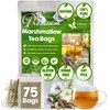 FreshDrinkUS, Premium 75 Marshmallow Root Tea Bags, 100% Natural &