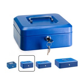 Arregui Elegant   Box with Tray (Steel), blue, C9225