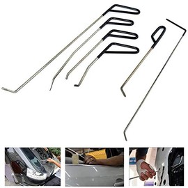 WHDZ Rods Auto Body Dent Repair Hail Damage Removal Tools Dent Hammer for Door Dings Hail Repair and Dent Removal (6 Pieces)
