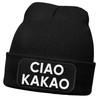 MoonWorks® Herren Beanie mit Patch Strickmütze mit Spruch Aufdruck Lustig
