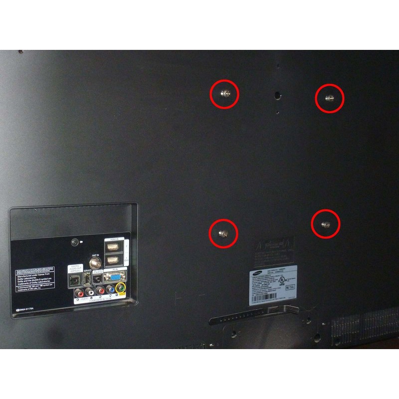 Complete M6x20mm TV Wall Mount Installation Fastener Kit • Bracket