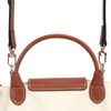 Shoulder Strap Compatible with Longchamp Women's Bag, No-Punch, Adjustable Leather