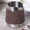 350ml Stainless Steel Milk Frothing Cup Anti-Scald Silicone Coffee Pitcher