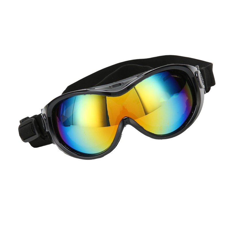 Large Dog Sunglasses UV Protection Waterproof Windproof Adjustable Dog Goggles