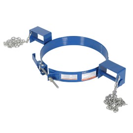 Vestil TDR-30 Steel Tilting Drum Ring, Painted Carbon Steel, 1200 lbs Capacity