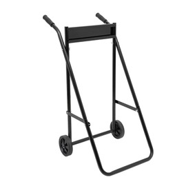 Outboard Boat Motor Stand-Load 88.18 lbs, Portable Folding Transport Cart w/2 Wheels, Heavy Duty Boat Engine Carrier Dolly Stand (Within 30HP) for Motor Storage Repair Maintenance, Black (88.18lbs)