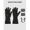 ORORO Heated Gloves Liner for Men and Women, Lightweight Heated