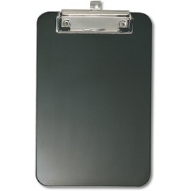 Officemate OIC 83002 - Portapapeles de plástico con clip de perfil bajo, color negro                                                                  