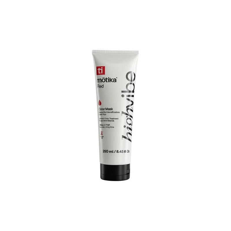 Mascarilla Tratamiento Para Cabello Motika High Vibe Rojo