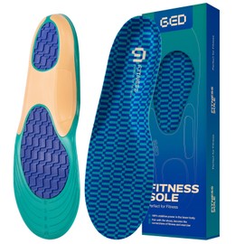 Performance Shoe Insoles for Men, GED Insoles for Exercise, Fitness, Lifting, Training, Workouts and High-Impact Activities - Sport Shoe Inserts for Stability, Cushioning, Arch Support （US 12-12.5）