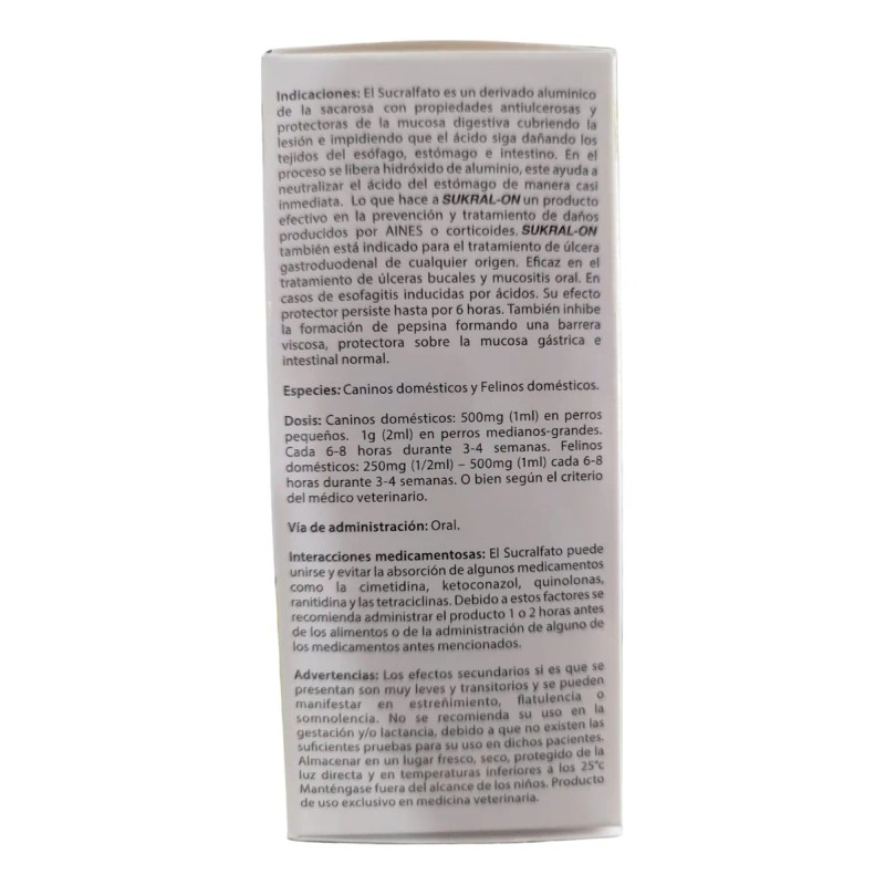 Sukral - On Suspension Para Perro / Gato De ***