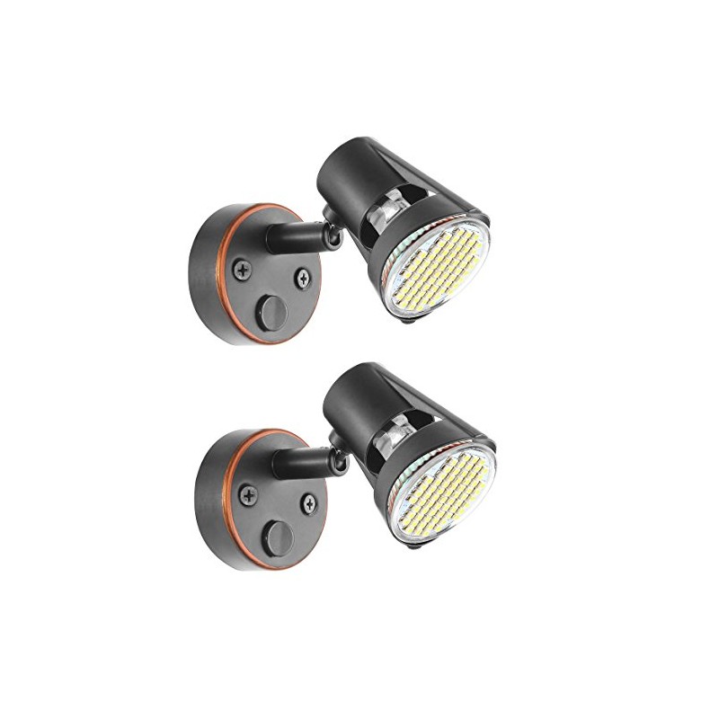 Gold Stars RV Reading Light MR16 Base LED Bulb 12v