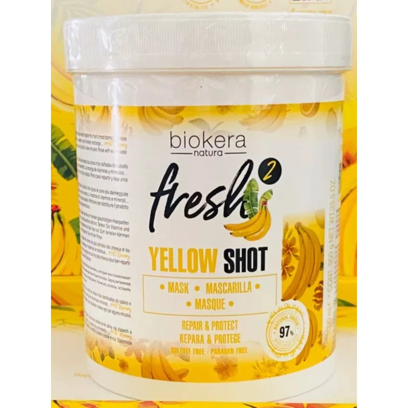 Salerm Mascarilla Yellow Shot Biokera Salerm 1kg