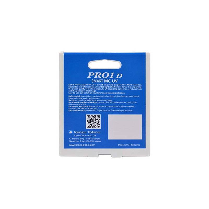 Kenko UV Lens Protection Filter PRO1D Smart MC UV 72