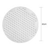 Circle Shower Mat,Round Non-slip Bathroom Mat With Suction Cup Smooth