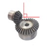 Bevel Gear Steel Silver 1.5 Module 30 Teeth 8mm Hole