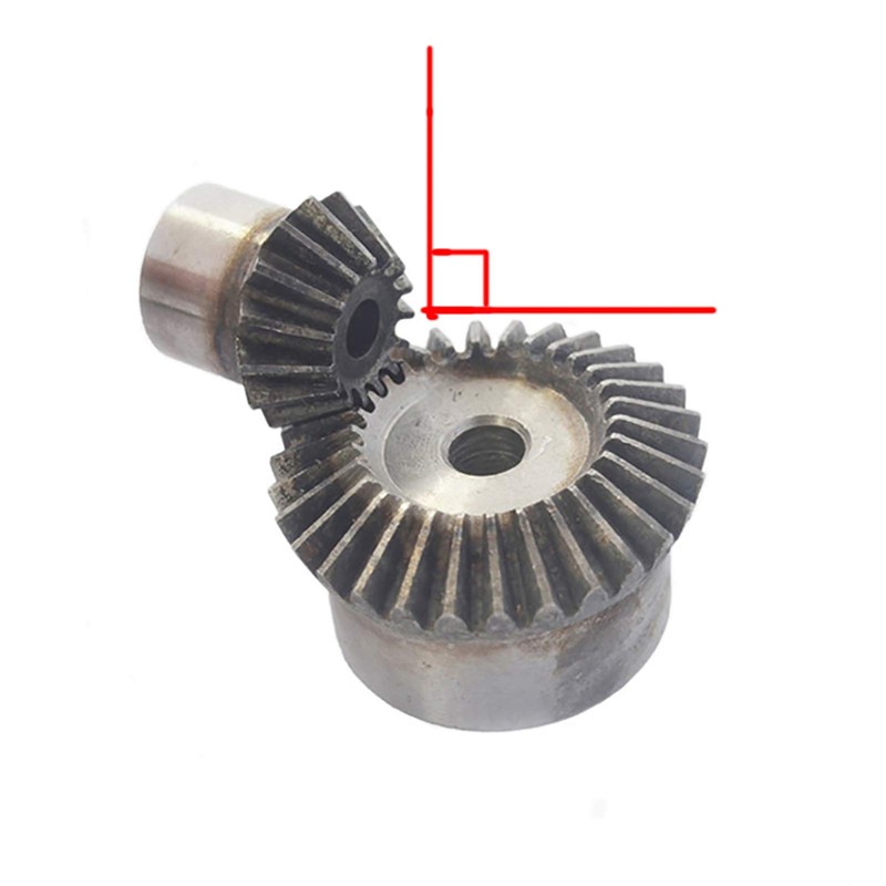 Bevel Gear Steel Silver 1.5 Module 30 Teeth 8mm Hole