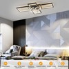 GEADI Modern Ceiling Fan with Light,Dimmable Flush Mount Ceiling Fans
