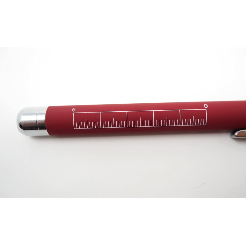 Umed Boeki Lightweight White LED Penlight Rubber Look Retractable Switch