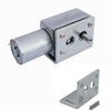 Turbo Worm Geared Motor High torque Reduction Speed Reversible DC