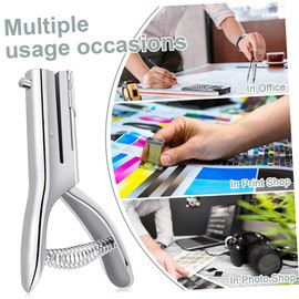 Operitacx Hole Puncher 53mm Long Distance Paper Punch Tool for Business Cards Photos PVC Cards