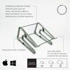Native Titan Ergonomic Aluminum Laptop/Notebook Riser Stand & Organizer