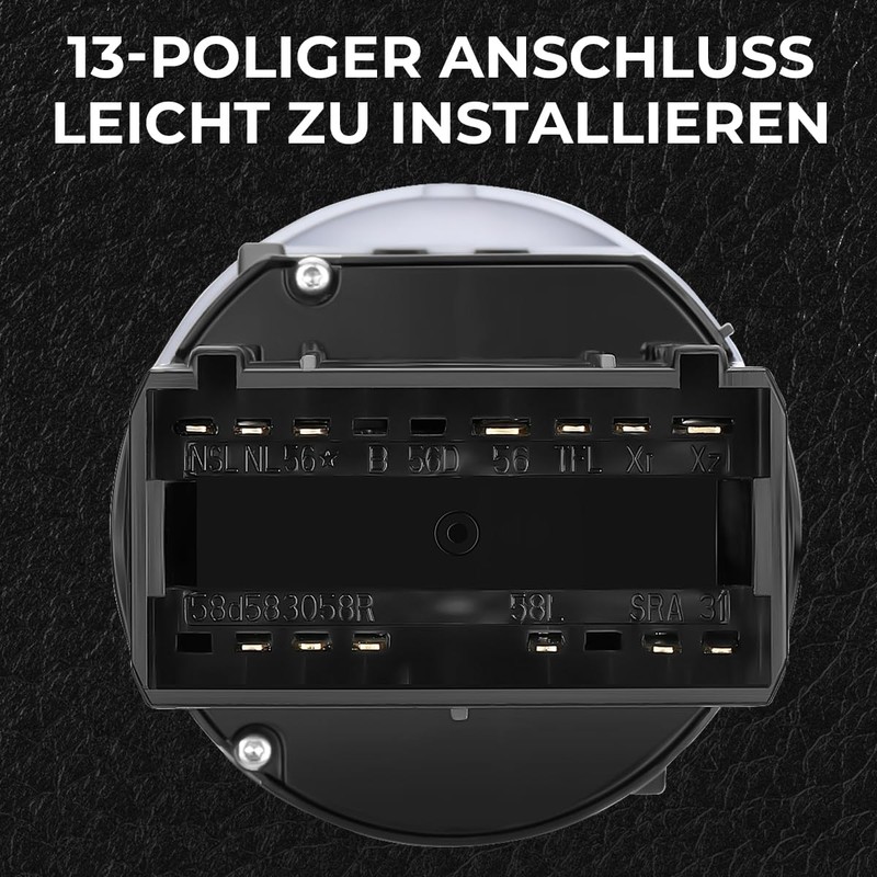 GEAREVER Headlight Switch with Integrated Light Sensor Module for VW