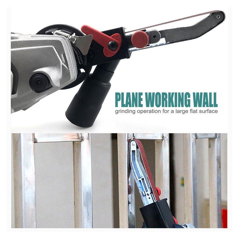 Belt Sander Adapter for Angle Grinder, M10 Belt Sander Attachment,