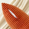 MIULEE Set of 2 Cushion Cover 40x40cm Rust Red Pillow