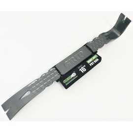 GRIP TOOLS HEAVY DUTY 16" PRYBAR FLAT PRY BAR NAIL PULLER FORGED STEEL #60061