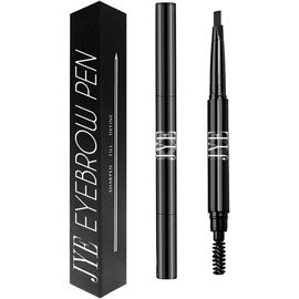 Pincel Para rellenar Barba, Bigote y Cejas, color negro, impermeable, 2 en 1, por un lado punta del pincel por el otro cepillo para distribuir el color, facil de usar