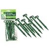 ALANNAHS ACCESSORIES 10 PC PLASTIC GARDEN PEGS LARGE SUPPORT HOLD WEED GUARD FLEECE NETTINGS