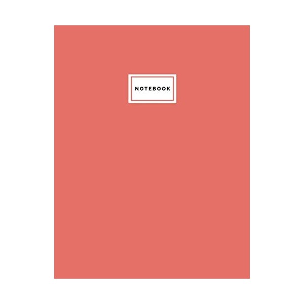 Notebook: Classic Minimalist Notebook Journal - College Ruled/Medium Ruled Lined