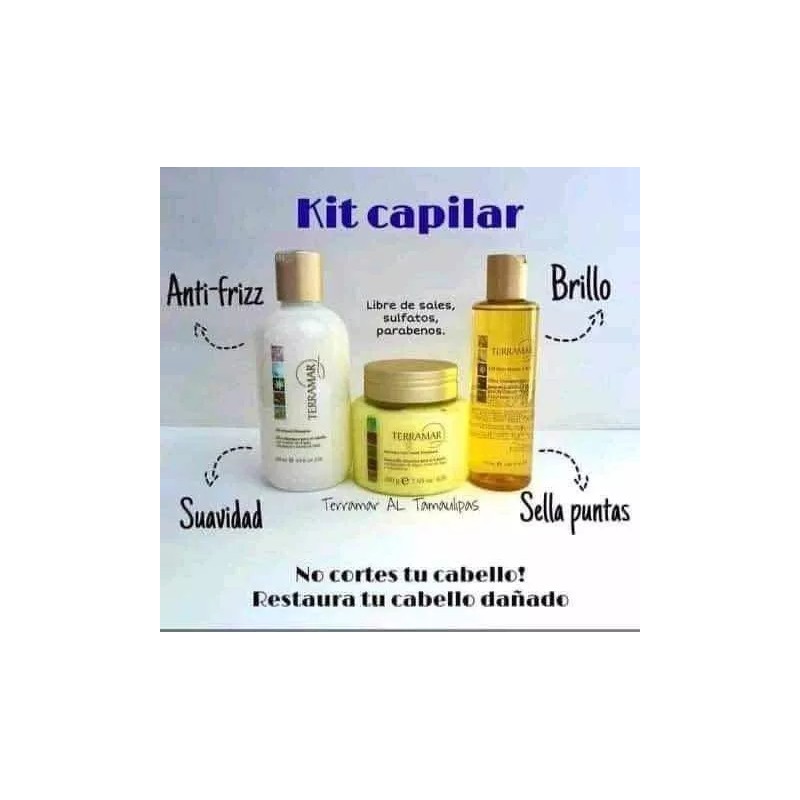 Terramar Tratamiento Capilar 6 Pasos Reestructurante Hidrata