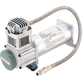Vixen Horns Heavy Duty Onboard Air Compressor 200 PSI. Universal Replacement for Truck/Car Train Horn/Suspension/Ride/Bag kit/System. Fits All 12v Vehicles like Semi/Pickup VXC8301