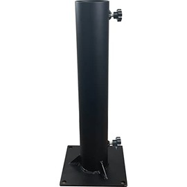 Service First 1.5" to 3" Flag Pole Black Deck Mount