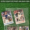 Samsill 50 Pack 4 Pocket Trading Card Sleeves, Holds 400