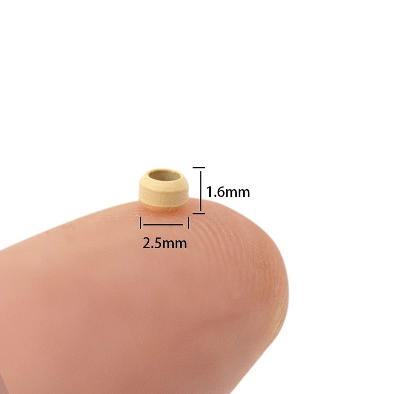 500 Pcs 2.5mm Copper Nano Rings Micro Beads for Nano