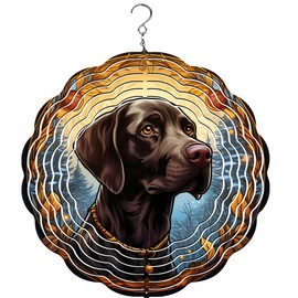 Lab Stained Glass Wind Spinner | Windspinner | Dog Lover