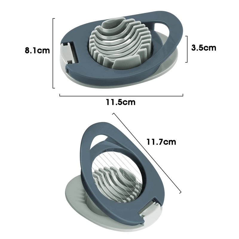 ITME Egg Slicer with Stainless Steel Wire Egg Slicer, Multifunctional