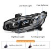 DWVO Projector Headlights Assembly with Daytime Running Lamps Compatible with
