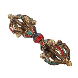 Tibetan Vajra Dorge, Phurba Pestle, Handmade Five Strands Of Pestle Demon Pestle Vintage Buddhism Religious Supplies