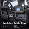 Coverado Backseat Car Organizer, Nappa Leather Car Seat Organizer with