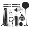 TONOR XLR, Micrófono Condensador, Kit de micrófono cardioide Profesional con